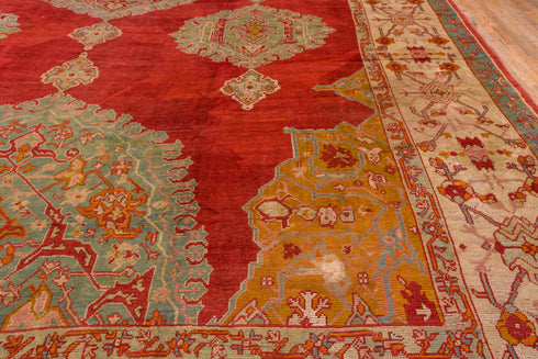 Antique Oushak Area Rug (18' x 26')